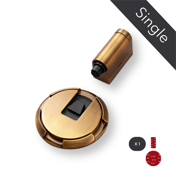 No-Drill Magnetic Doorstop – Sleek, Safe & Renter-Friendly