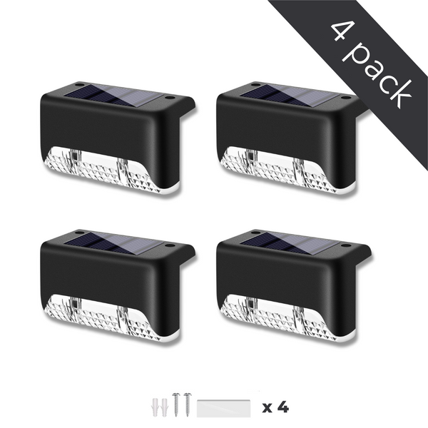 Solar LED Fence Lights – Weatherproof, Auto-On Outdoor Lighting