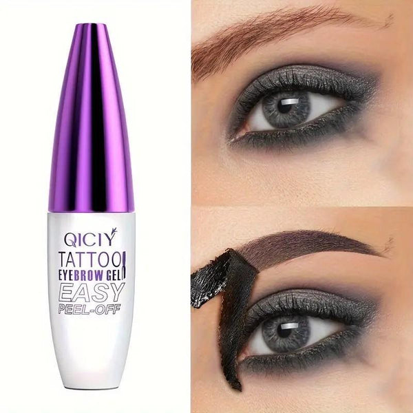 72-Hour Peel-Off Eyebrow Tint Gel – Waterproof, Smudge-Free, No-Fade Brow Color