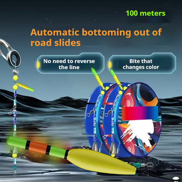 Auto-Bottom Surf Casting Rig with Pre-Spool Line & Sliding Stopper