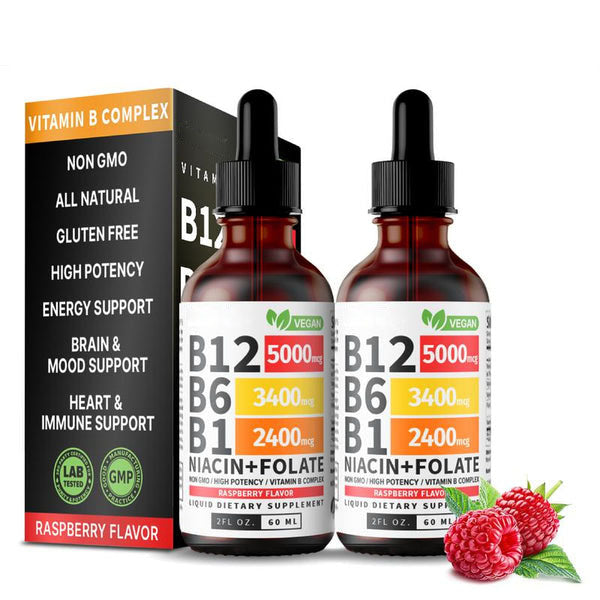 High-Potency Sublingual Vitamin B-Complex Drops