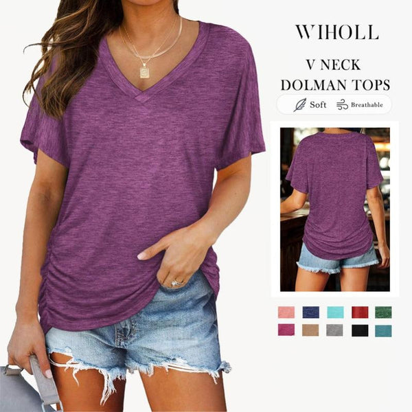 Everyday Heathered V-Neck Tee