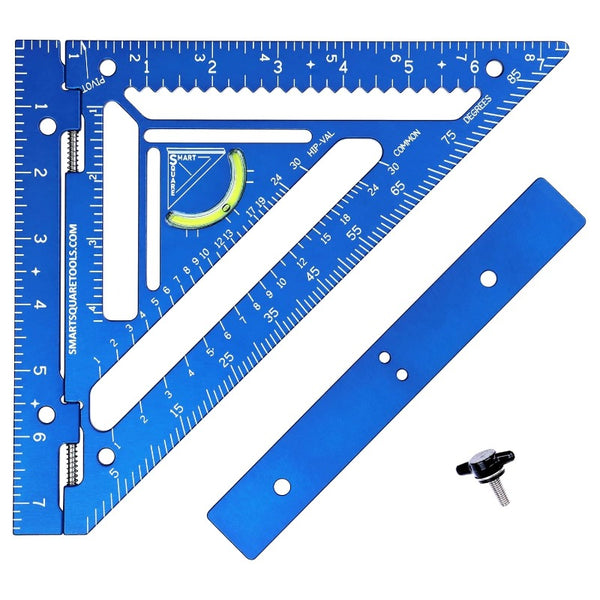 Precision Rotating Rafter Square with SmartBubble Level