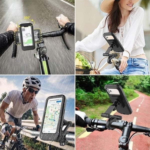 Multi-Functional Waterproof & Shockproof Phone Mount for Bikes and Motorcycles
