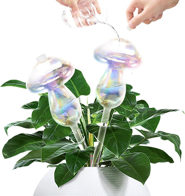 Mushroom Glass Watering Globes