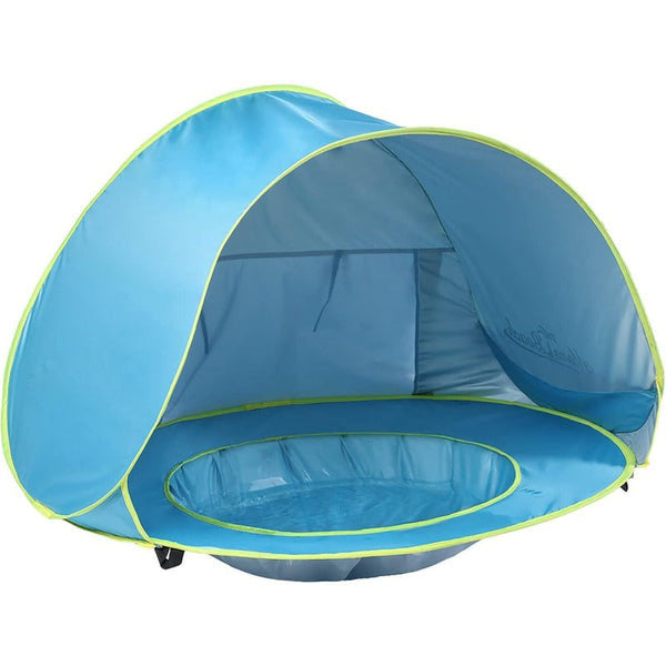 Pop-Up Baby Beach Tent with Integrated Splash Pool