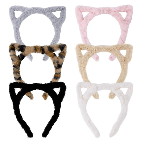Plush Cat-Ear Headbands ✦ Soft, Stretchy & Adorably Photo-Ready